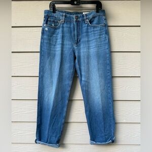 Rag & Bone Women's Slim-Fit Blue Boyfriend Jeans Pants